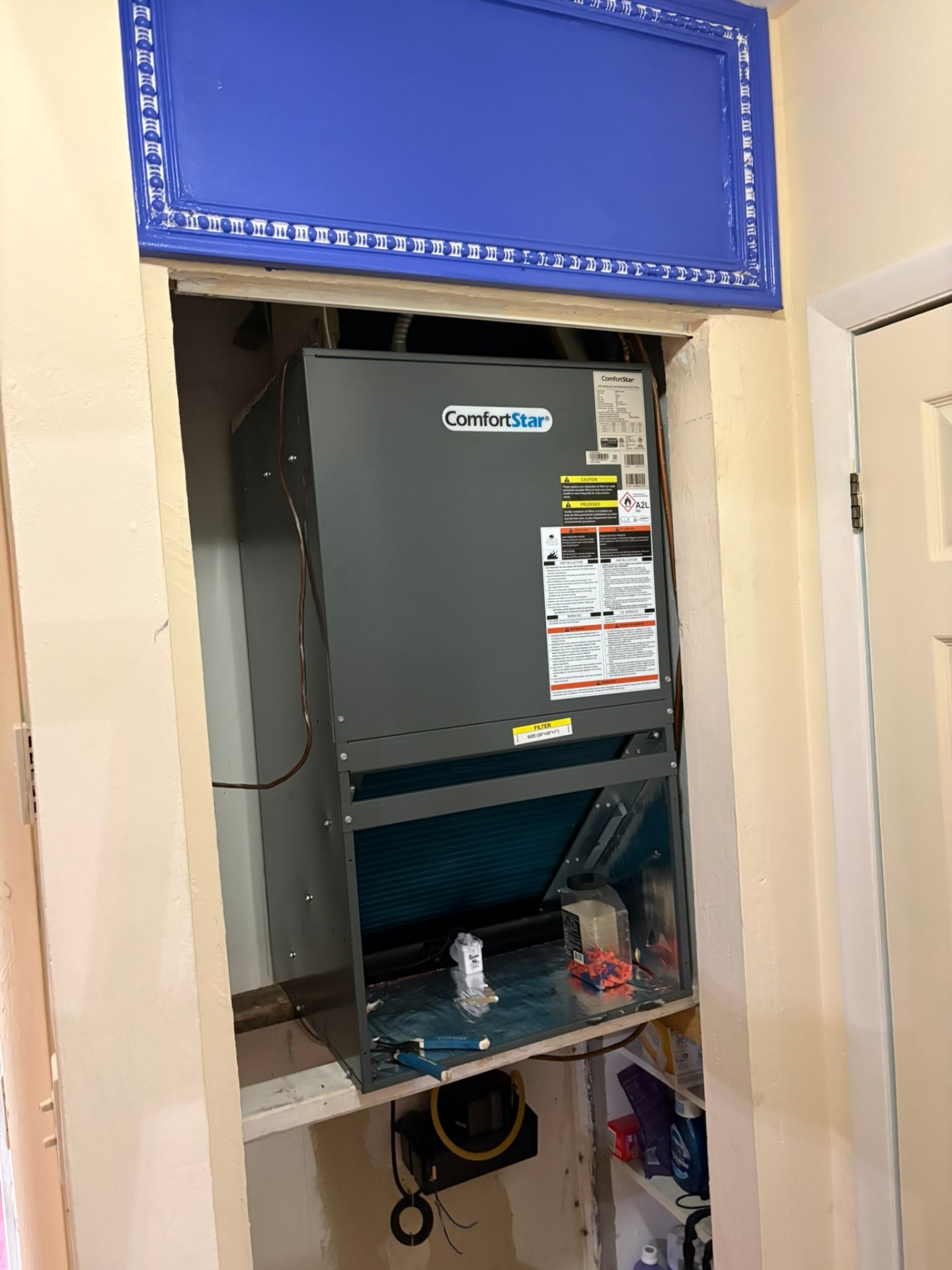 Air handler installation